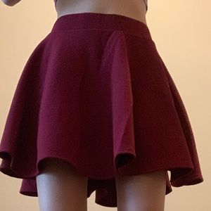 Maroon Skirt size M